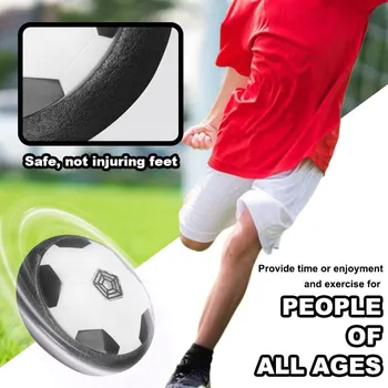 Детская спортивная игрушка для помещений и улицы, парящий футбольный мяч, игрушка со светодиодной подсветкой, парящий футбольный электронный воздушный мяч, игрушка для детей на День рождения - Изображение 1  