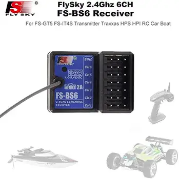 Globact Flysky FS BS6 Приемник 2,4 ГГц 6CH для Flysky FS-GT5 FS-IT4S FS-i6 FS-i6X Передатчик RC Автомобиль Лодка - Изображение 2  