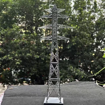 Модель в масштабе 1/150 Н Электрическая башня Модель радиомачты Миниатюрная коллекция сцен поезда Пейзаж с песочным столом Сборка модели - Изображение 2  