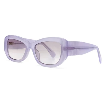 Дизайнерские Солнцезащитные Очки Женского бренда Summer Square Fashion UV400 Градиентных Оттенков Gafas De Sol Mujer Трендовые Очки Горячая Распродажа - Изображение 1  