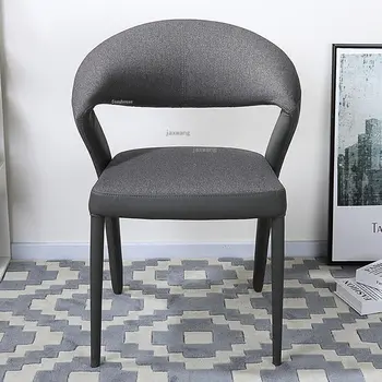 Скандинавские легкие Роскошные обеденные стулья для минималистичной гостиной, обеденный стул для отдыха, Бытовая Кухонная мебель, Обеденный стул - Изображение 1  