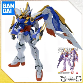 Bandai MG 1/100 XXXG-01W Wing Gundam Ver.Ka Kaart Versie Vliegende Vleugel Gemonteerd Tot Figures  Action Toy - Изображение 1  