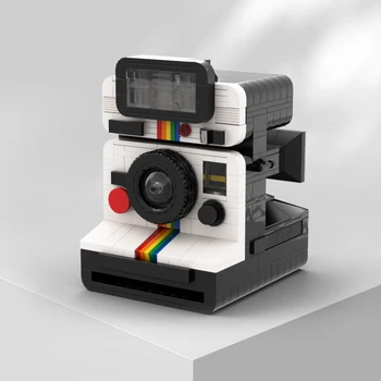 Gobricks MOC Retro Polaroided Land Camera 1000 Building Block set Nikoned F3 35mm SLR Образовательные Кирпичные Игрушки для детского Подарка - Изображение 2  