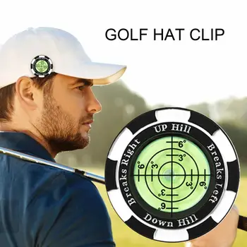 Зажим для шляпы для гольфа Golf Green Инструмент для чтения Профессиональные аксессуары для гольфа для точного нанесения высокоточного маркера для мяча для мужчин - Изображение 2  