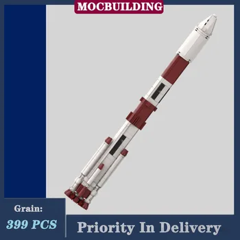 MOC Масштаб 1: 110, несущая ракету, Строительные блоки, Модель космического корабля, исследующего космический корабль, Кирпичные игрушки для детского подарка - Изображение 1  