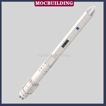 MOC Масштаб 1: 110, несущая ракету, Строительные блоки, Модель космического корабля, исследующего космический корабль, Кирпичные игрушки для детского подарка - Изображение 2  