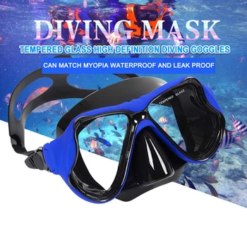 Маска Для подводного плавания с трубкой, очки для подводного плавания, снаряжение для водных видов спорта - Изображение 2  