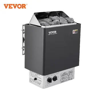 Электрическая каменка для сауны VEVOR Мощностью 3 кВт, внутренний контроллер, защита от перегрева, Парогенератор для спа-сауны из нержавеющей стали - Изображение 1  