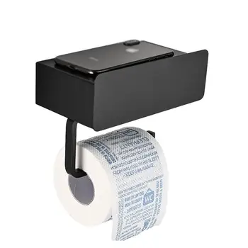 Держатель рулона бумаги, Антикоррозийный держатель для хранения туалетной бумаги, Настенный органайзер для рулонов ткани, Вешалка для ванной комнаты, Кухонный инструмент для дома - Изображение 1  