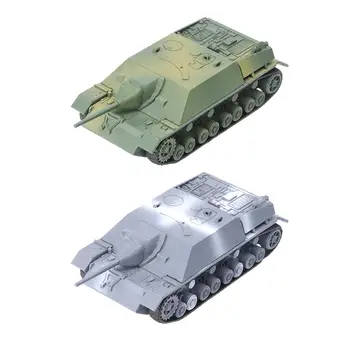 4D модель танка в масштабе 1/72, самодельная модель здания 