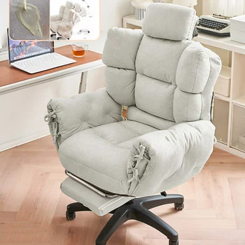 Игровое Офисное кресло Nordic с поддержкой шеи Эргономичное Роскошное Дизайнерское Офисное кресло с поддержкой поясницы Офисная мебель Silla Gamer - Изображение 1  