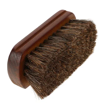 Щетка для бороды, мужская многофункциональная расческа для чистки лица из конского волоса, мужской инструмент для бритья, деревянный инструмент для мужчин - Изображение 2  