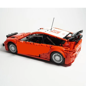 Серия суперкаров Red Racing, знаменитый строительный блок MOC в масштабе 1: 8, модель 