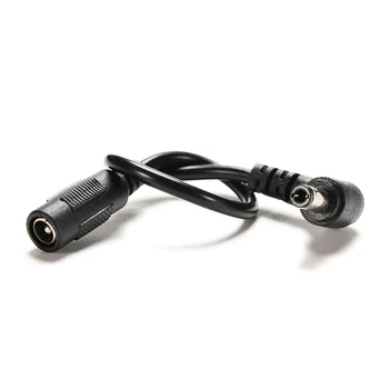 Штекер 90 градусов под прямым углом к 5,5 x 2,1 мм Штекерному адаптеру Удлинительный кабель Шнур для камеры видеонаблюдения Кабель питания постоянного тока 5,5 x 2,1 мм - Изображение 2  