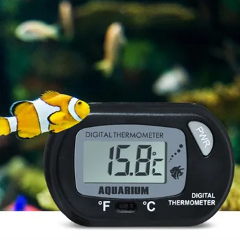 ЖК-цифровой Аквариумный термометр для аквариума, Измеритель температуры воды, Детектор температуры аквариума, Сигнализация о рыбах, Принадлежности для домашних животных, Инструмент для водных - Изображение 2  
