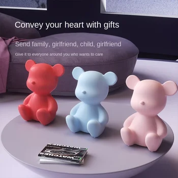Украшение бренда интернет-знаменитостей YX Violent Bear Bluetooth-динамик Little Bear Doll Для мальчиков и девочек, магазин праздничных подарков, Аудио - Изображение 2  