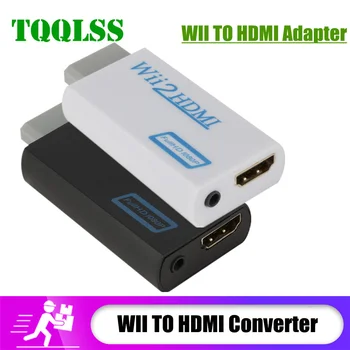 Конвертер-адаптер, Совместимый с Wii в HDMI, 1080p HD, Аудиокабель для телевизора, Конвертер видео WII В HDI, подходящий для входа игровой консоли WII - Изображение 1  