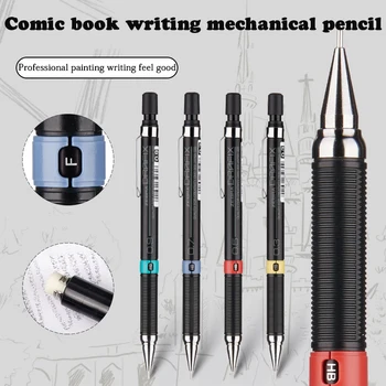 Механический карандаш ZEBRA 0.3/0.5/0.7/0.9 мм Непрерывный грифель, Профессиональная Автоматическая ручка для рисования комиксов, Канцелярские принадлежности - Изображение 2  
