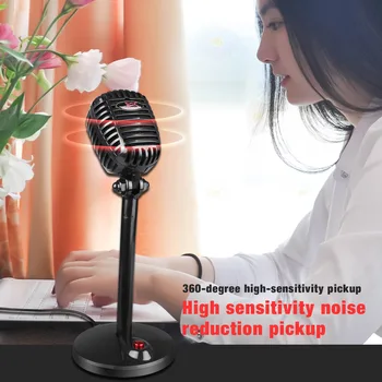 Новый компьютерный микрофон, высокое качество звука, поворотный USB-накопитель для подключения и воспроизведения микрофона-Бесплатный микрофон для голосового чата и видеоконференции. - Изображение 2  