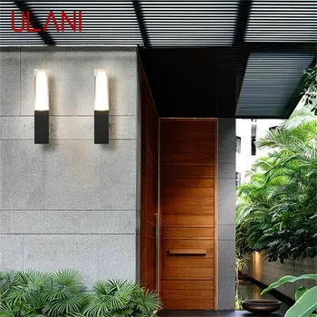 Уличный бра ULANI Водонепроницаемый IP65 светодиодный Современный настенный светильник Креативный Декоративный Для внутреннего дворика, сада, крыльца, балкона - Изображение 1  