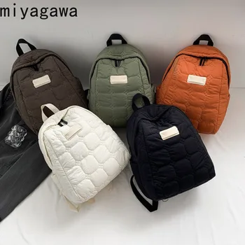 Новый рюкзак Miyagawa 2023, женские Японские простые повседневные легкие водонепроницаемые рюкзаки, Корейская модная школьная сумка - Изображение 1  