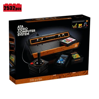 Креативность Atari 2600 Строительные блоки Модель Fit 10306 MOC Винтажная игровая консоль Кирпичи Игрушки для мальчиков Подарочный набор на День рождения - Изображение 1  